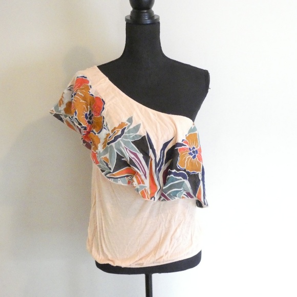 FREE PEOPLE Women's Annka Bubble One-Shoulder Top - Picture 3 of 8